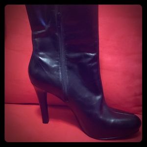 Leather Heeled Bootie